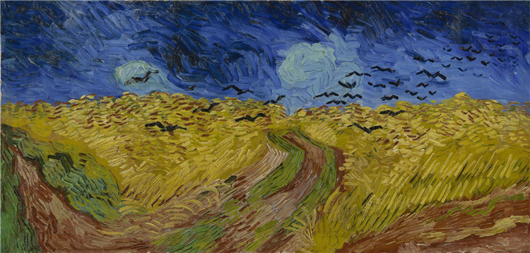 Wheatfield With Crows Vincent Willem Van Gogh Oil Painting